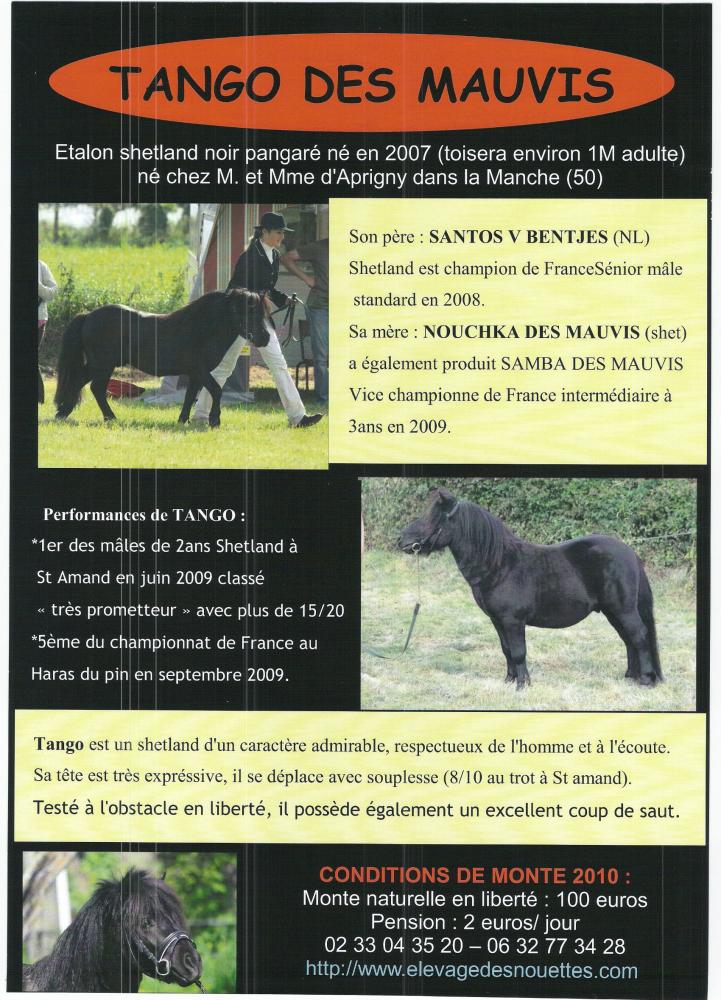 TANGO DES MAUVIS